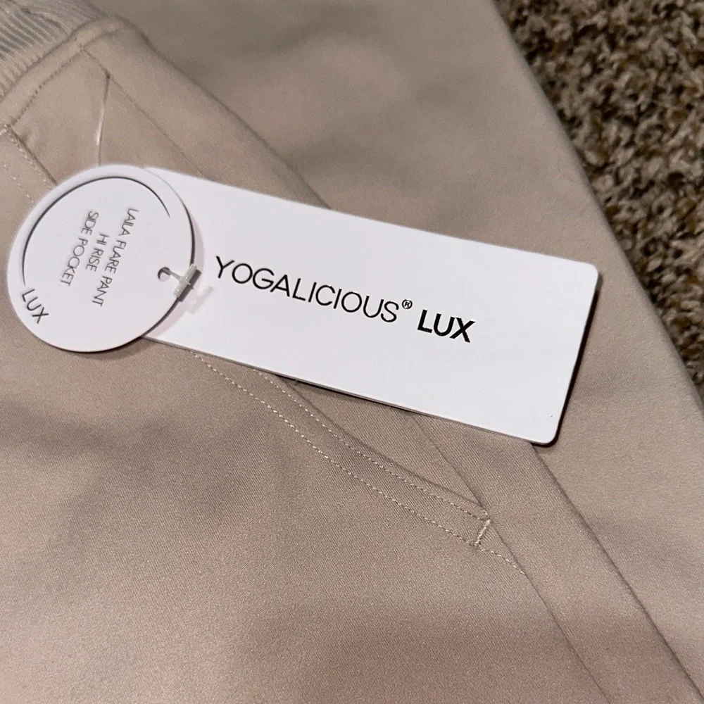 Yogalicious Lux Tan Casual Pants. Nordstroms - Picture 3 of 6